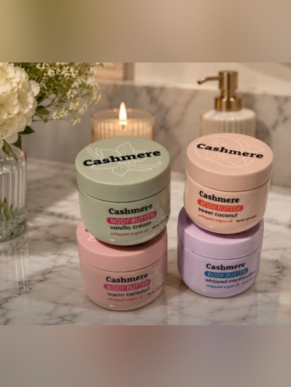 Cashmere Body Butter Set Of 4